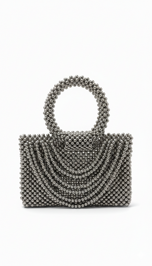 Tassel Silver Bag